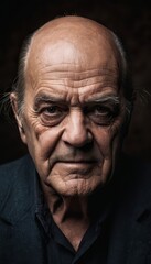 Obraz premium portrait of a senior man, old male face