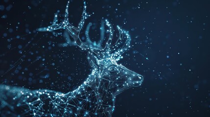 Fototapeta premium Augmented reality stargazing apps reveal hidden constellations and mythical star creatures