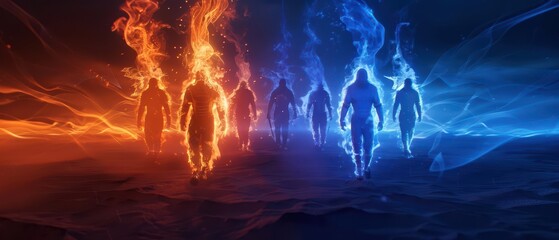 Elemental guardians appear as holographic coaches
