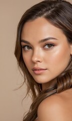 Fototapeta premium close up portrait of a woman