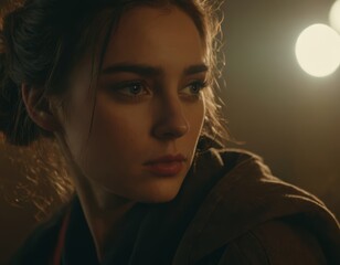 portrait of a young woman