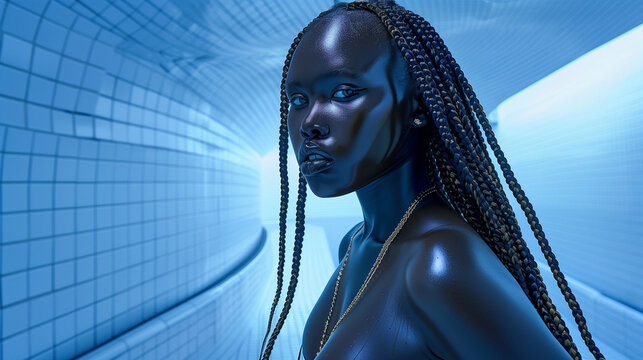 Beautiful black woman