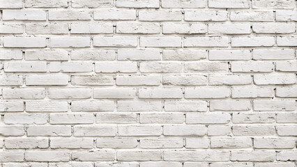 Obraz premium vintage white brick wall texture background