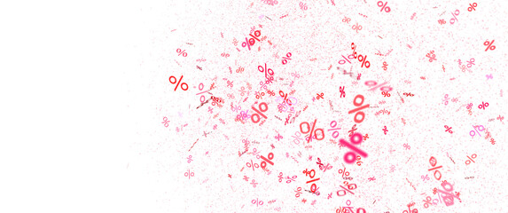 percent shopping digital in 3d. background transparent PNG