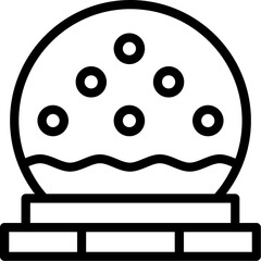 Obraz premium Snow Globe Icon