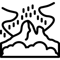 Winter Northern Lights Icon