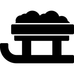 Winter Sleigh Icon