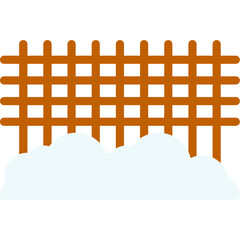 Snowy Fence Icon