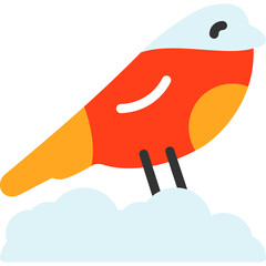 Winter Birds Icon