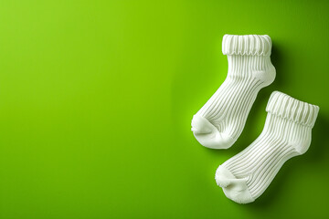 children's clothes, socks on the background, top view. High quality photo