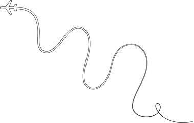 Airplane path, airline route, travel, flight