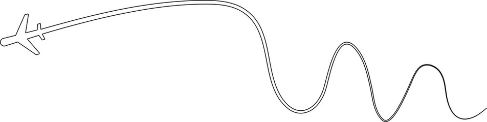 Airplane path, airline route, travel, flight