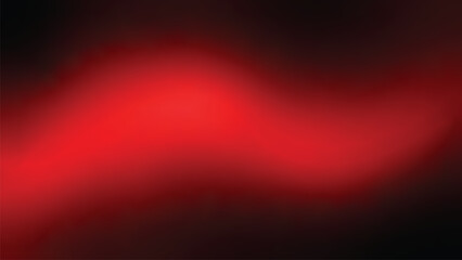 Glowing red gradient wave isolated on a dark red background. Vector illustration
