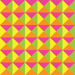 Vector seamless pattern of colored geometric abstract pattern background