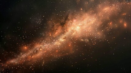 Obraz premium Cosmic Dust and Nebulas in the Galaxy