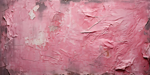  Abstract Pink Texture with Creases and Patches 