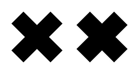 Close icon vector isolated on white background. Delete icon. remove, cancel, exit symbol