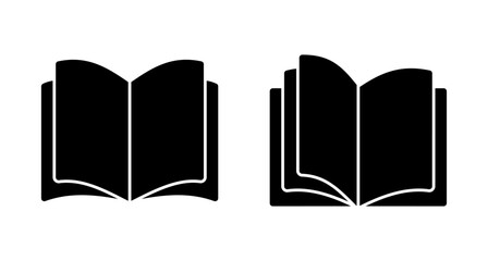 Book icon vector isolated on white background. Book vector icon. ebook icon