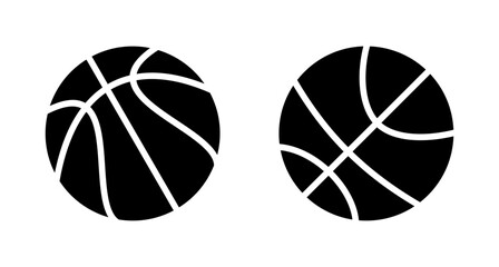 Basketball icon vector isolated on white background. Basketball ball icon. Basketball logo vector icon