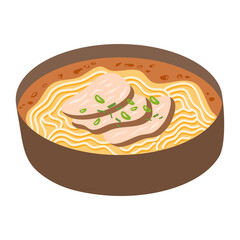 Chicken Soup with Noodles and Vegetables