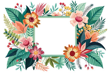 Cute Cartoon Leaf Illustration in Flat Style