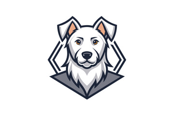 Loyal Pup Logo in Clean Vector Style