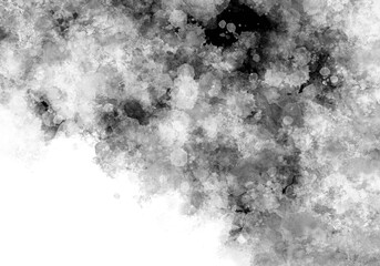 立ち昇る煙風墨背景