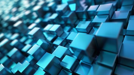 cubical abstract background 3d rendering