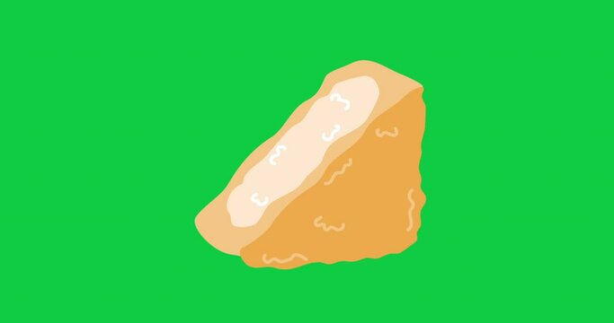 Baso tahu siomay is indonesian dumpling with tofu animation
