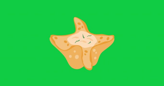 batagor baso goreng fish fried dumpling animation