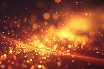 Obraz premium Abstract particle background, 3d render.