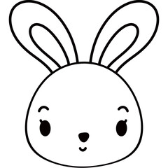 Animals head outline