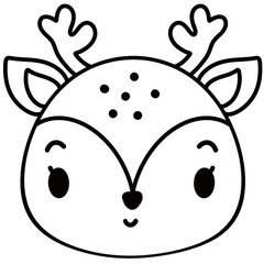 Animals head outline