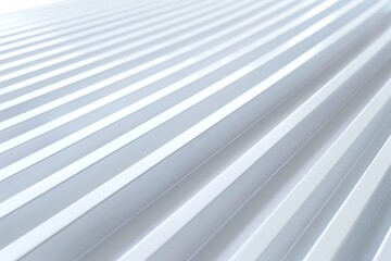 Obraz premium White stripe architectural futuristic pattern background. 3d render illustration