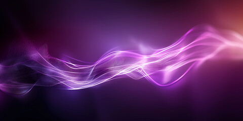 abstract purple and pink light waves. abstract background with vibrant purple and pink light waves against a dark backdrop, creating a dynamic and futuristic effect.

