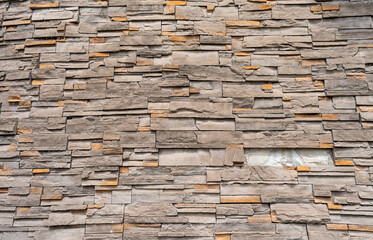 Non-regular exterior wall tile textures