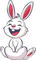 Obraz premium Rabbit isolated on transparent background. PNG