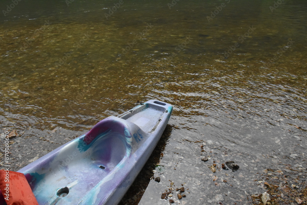 Poster Kayak in a River