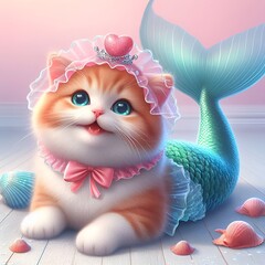 Kitty as Mermaid