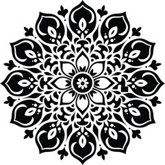 Minimalist Mandala Design vector  illustration