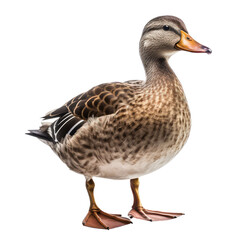 Duck isolate on transparent png.