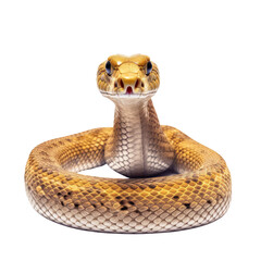 Fototapeta premium Snake isolate on transparent png.