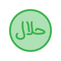Halal icon template