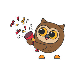 cute owl illustration