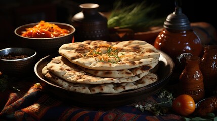 a pan of food with a variety of ingredients including meat and vegetables.