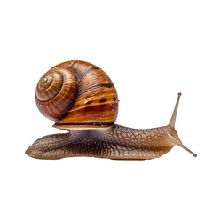 Snail  isolate on transparent png.

