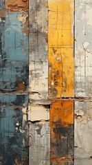 Naklejka premium old wooden door