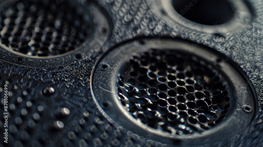 Poster a closeup of the cooling vents on the back of a highend camera a reminder of the powerful processing