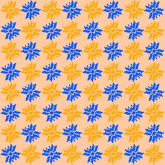 seamless pattern with snowflakes