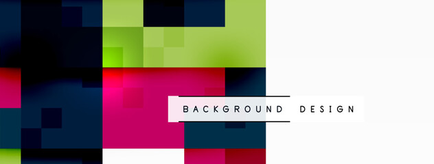 Dynamic colorful squares background. Vector Illustration For Wallpaper, Banner, Background, Card, Book Illustration, landing page